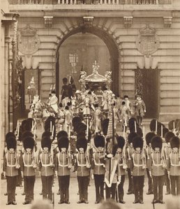 The King and Queen Leave the Palace for their Coronation