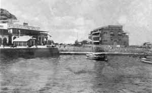 The Landing Stage, Aden by Unbekannt