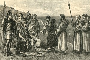The Landing of St. Augustine in Kent, 597AD, 1890