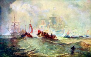 The Landing of William of Orange at Torbay, 1688, c1920 by Unbekannt