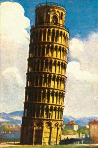 The Leaning Tower of Pisa by Unbekannt