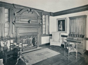 The Living Room of the Francis Corbin House, at Edenton, Built in 1758 by Unbekannt