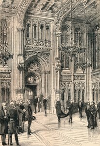 The Lobby of the House of Commons, c1910 by Unbekannt