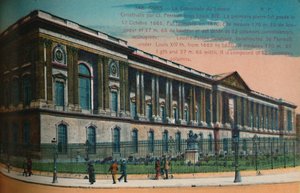 The Louvre Palace colonnade, Paris by Unbekannt
