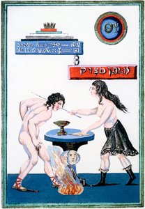 The Magic Mirror revealing its secrets, 18th century by Unbekannt
