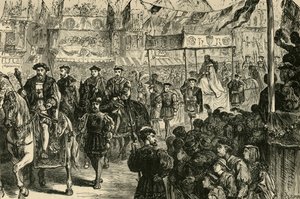 The Marriage Procession of Anne Boleyn by Unbekannt