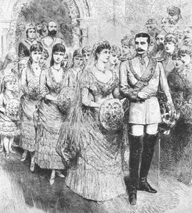 The Marriage of Princess Beatrice with Prince Henry of Battenberg by Unbekannt