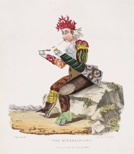 The Mineralogist, Hand-Coloured Aquatint by Unbekannt