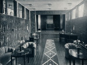 The Music Room of the Stoclet Palace, Brussels, Belgium, c1914 by Unbekannt