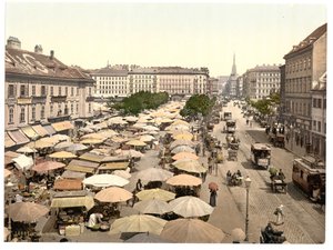 The Naschmarkt, Vienna by Unbekannt