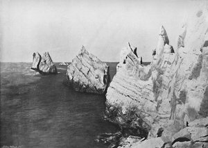 The Needles - General View, Showing the Lighthouse