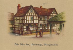 The New Inn, Penbridge, Herefordshire, 1939 by Unbekannt