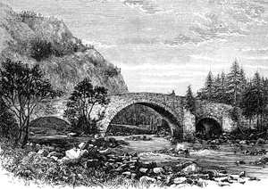 The Old Bridge, Invercauld, Scotland, 1900 by Unbekannt