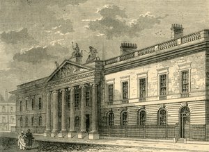 The Old India Office, Leadenhall Street in 1803 by Unbekannt