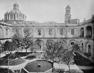 The Old San Hipolito Convent, City of Mexico by Unbekannt