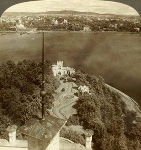The Oscarshal Royal Gardens and Christiania, from the Chateau, Norway