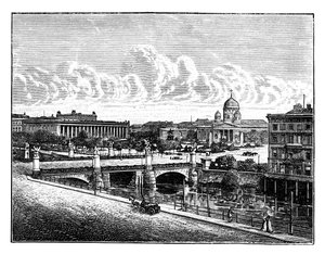 The Palace Bridge and Pleasure Garden, Berlin, Germany by Unbekannt