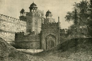 The Palace of the Mogul Emperors, Delhi by Unbekannt