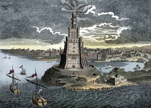 The Pharos of Alexandria by Unbekannt
