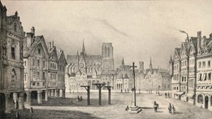 The Place de Greve in the 15th Century by Unbekannt