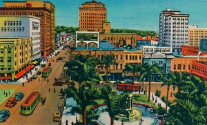 The Plaza, San Diego, California, c1941