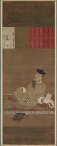 The Poet Kakinomoto no Hitomaro by Unbekannt