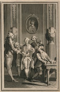 The Politicians, 18th century by Unbekannt