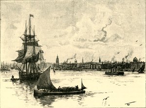 The Port of Liverpool, 1898 by Unbekannt