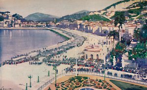 The Praia da Lapa and Praca da Gloria by Unbekannt