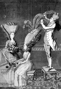 The Preposterous Head Dress or The Feathered Lady by Unbekannt