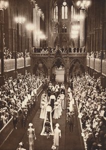 The Procession Into The Abbey by Unbekannt
