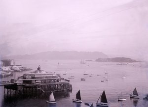 The Promenade Pier at Plymouth in Devon by Unbekannt