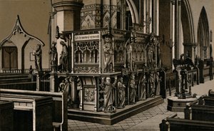 The Pulpit, St. Nicholas Church by Unbekannt