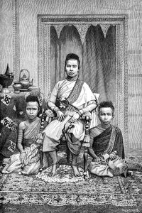 The Queen Mother of the Cambodian Khmer, Cambodia, 1895 by Unbekannt