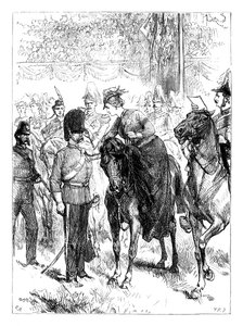 The Queen Distributing the Victoria Crosses in Hyde Park, London by Unbekannt