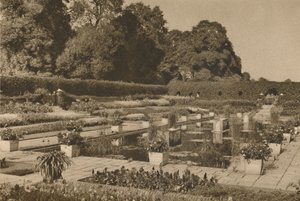 The Quiet of the Dutch Garden at Kensington Palace Guarded By Locked Gates by Unbekannt