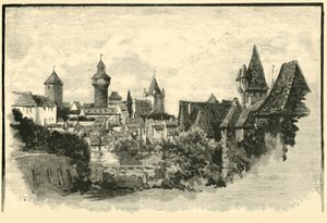 The Ramparts, Nuremberg, 1890 by Unbekannt