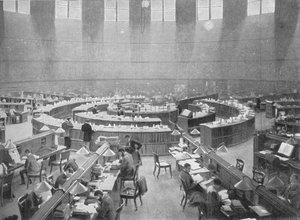 The Reading Room at the British Museum, London