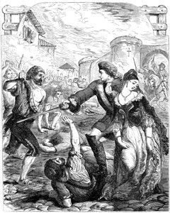 The Rescue of the Duchess of Popoli by Unbekannt