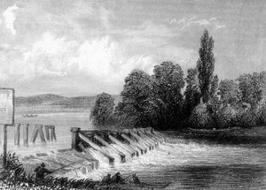 The River Thames at Teddington, London