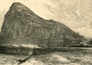 The Rock of Gibraltar by Unbekannt