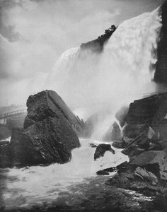 The Rocks Beneath the American Fall, 19th Century by Unbekannt