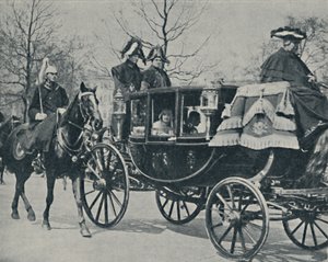 The Royal Couple Returning from the Abbey, 1923, 1937 by Unbekannt