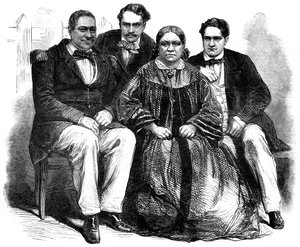 The Royal Family of Tahiti, 1864