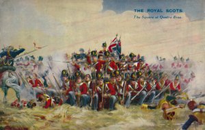 The Royal Scots. The Square at Quatre Bras, 1815 by Unbekannt