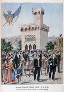 The San Marino Pavilion at the Universal Exhibition of 1900, Paris