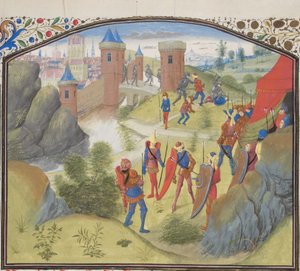 The Siege of Antioch. Miniature from the Historia by William of Tyre by Unbekannt