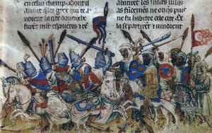 The Siege of Antioch during the First Crusade by Unbekannt