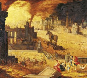 The Siege of Troy by Unbekannt