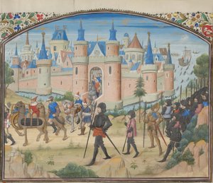 The Siege of Tyre, 1124 by Unbekannt